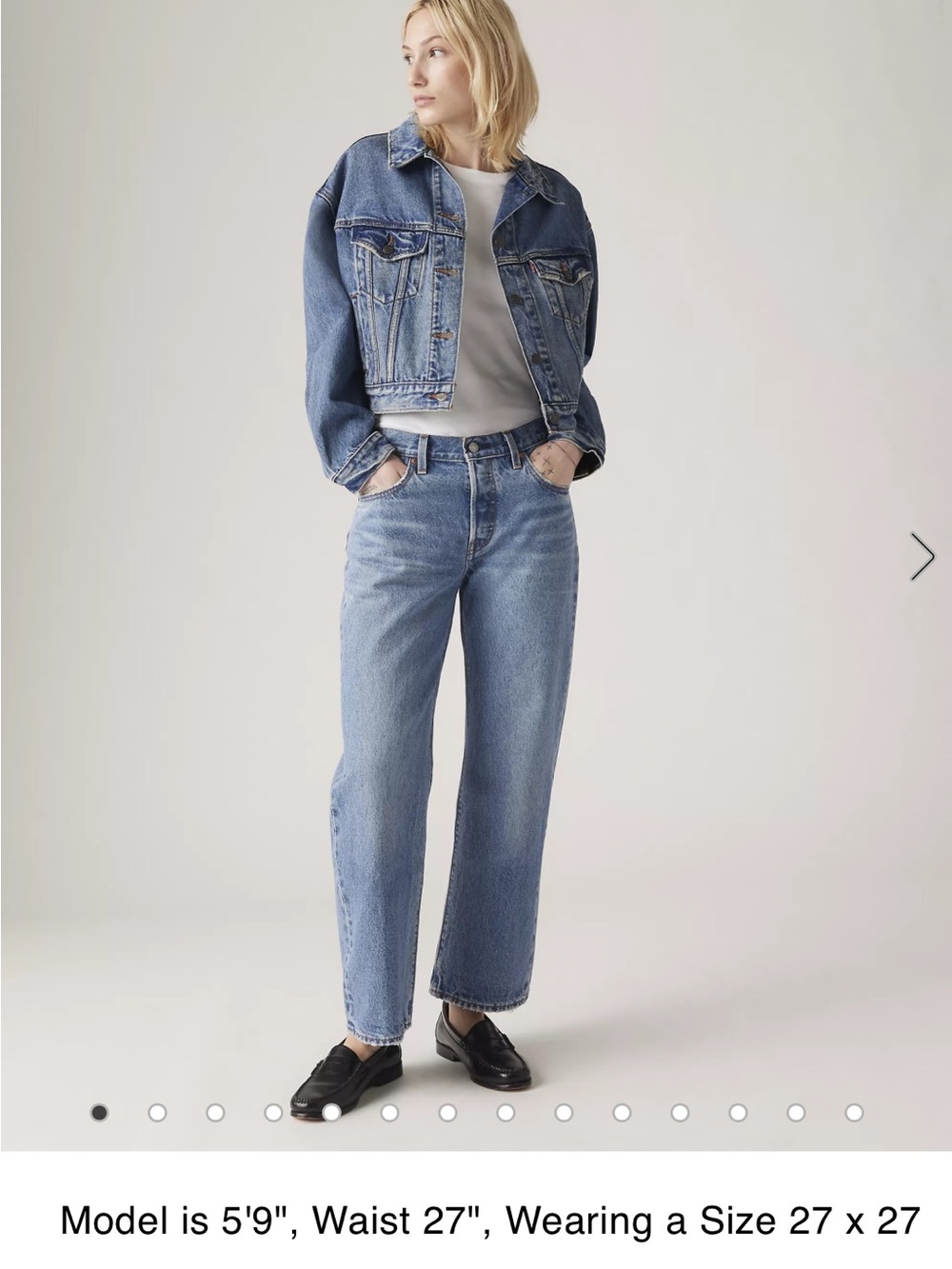 Levi's 501 90’s ankle jeans
